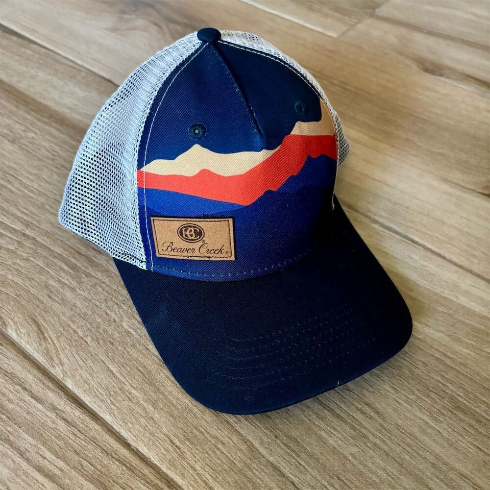 Locale Beaver Creek Mountain Range Trucker Cap Multicolor Unisex Hat